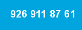 926 911 87 61 926 911 87 61